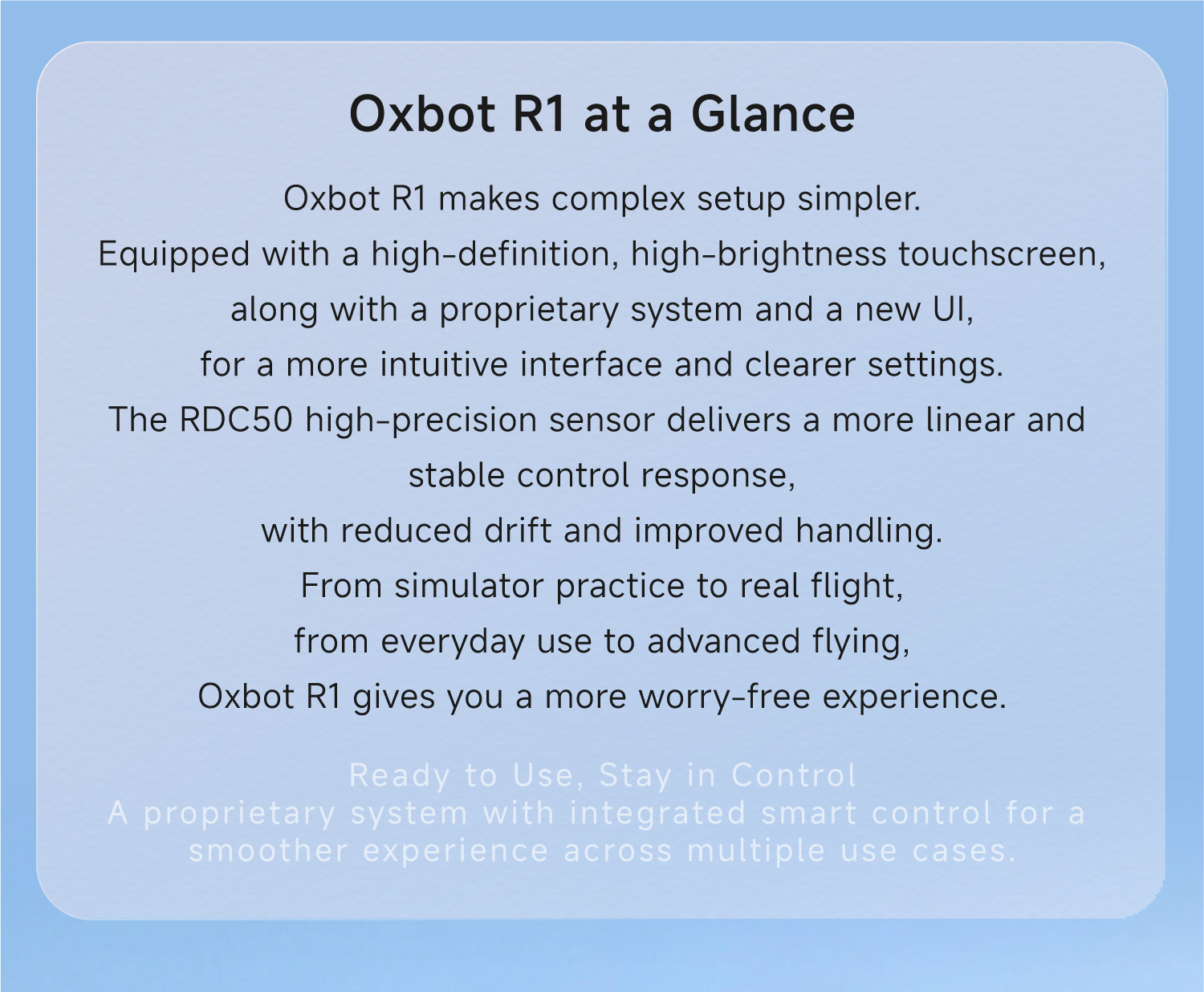 OXBOT R1 RC